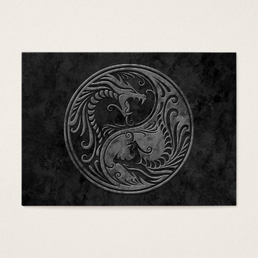 Dark Stone Yin Yang Dragons (Front)