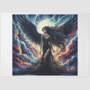 Dark Storm Angel Tissue Paper