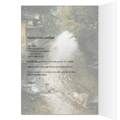 Dark Stream through Gion District Cards (Inside (Left))