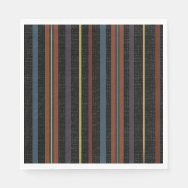 Dark Stripes Napkins (Front)