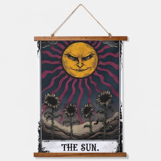 Dark Sun Tarot Hanging Tapestry (Front)