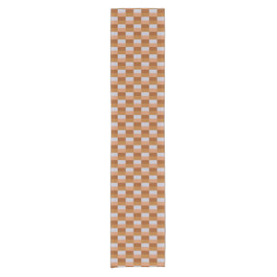 Dark Sunrise in Shades of Brown and Gray Short Table Runner
