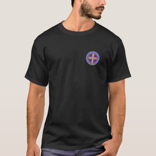 Dark T_Shirts with the Medal of St Benedict