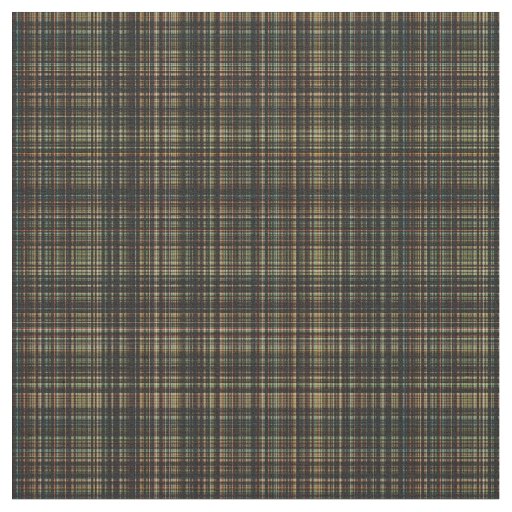 Dark Tartan (Plaid) Custom Fabric