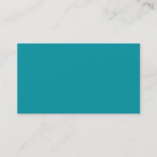 Customizable Dark Teal Green Business Card