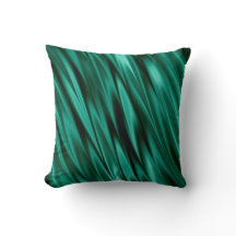 Dark teal green satin waves