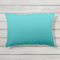 Dark Teal Ombre Outdoor Pillow