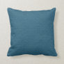 Dark teal  simple solid color natural  throw pillow