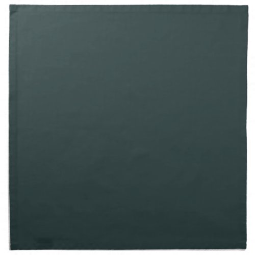 Dark Teal Solid Color 2022 Trending Hue SW 7623 Cloth Napkin