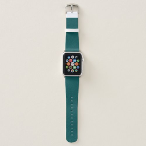 Dark Teal  solid color  Apple Watch Band
