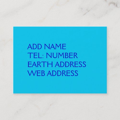 Dark Teal solid color business card