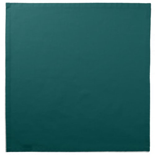 Dark Teal Solid Color Cloth Napkin