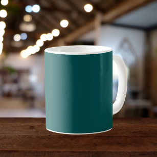 Dark Teal Solid Color Coffee Mug