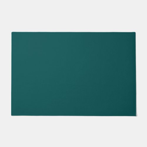  Dark Teal  solid color  Doormat