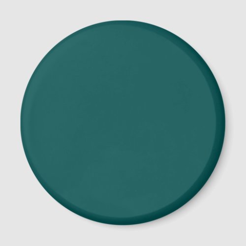 Dark Teal Solid Color Magnet