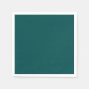 Dark Teal Solid Color Napkins