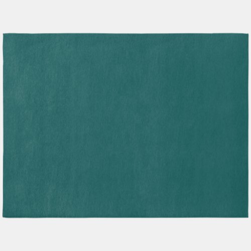 Dark Teal Solid Color Outdoor Rug