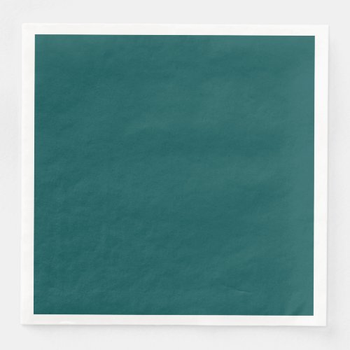  Dark Teal  solid color  Paper Dinner Napkins