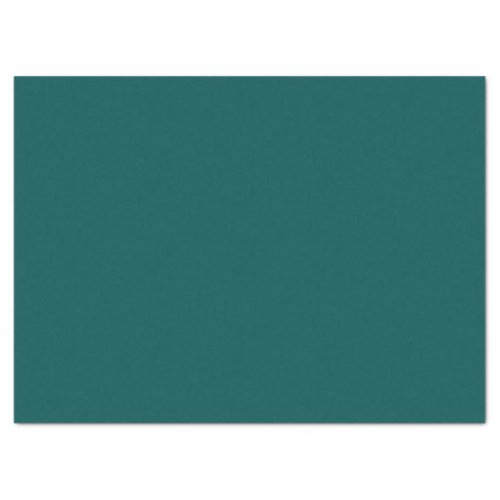 Dark Teal Solid Color Tissue Paper