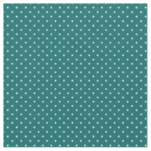 Dark Teal Tiny Dots Fabric