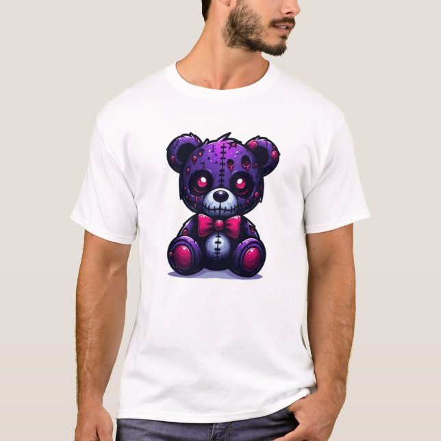 Dark Teddy Bear of the Undead T-Shirt (Front)