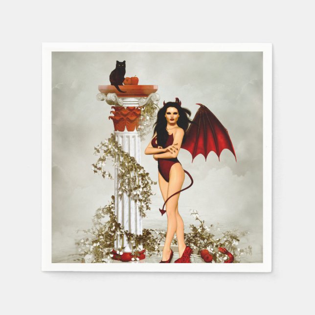 Dark Temptress Napkins (Front)