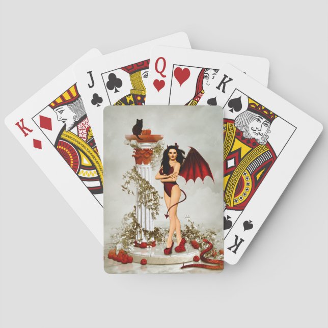 Dark Temptress Poker Cards (Back)