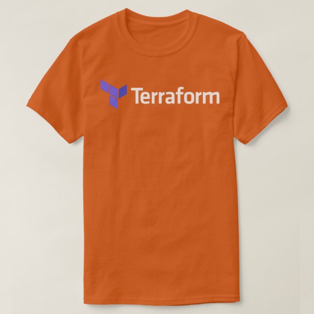Dark Terraform Software Developer T-Shirt (Design Front)