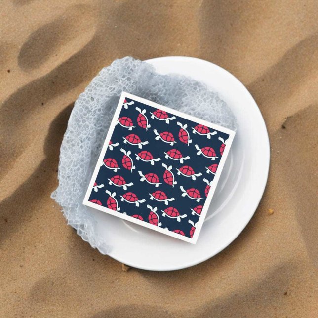 Dark Theme Tortoise  Napkins (dinner table napkin)