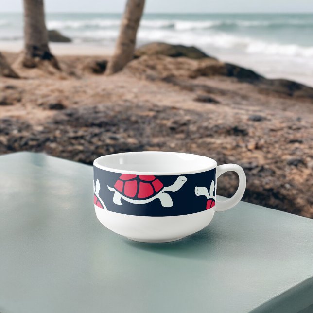 Dark Theme Tortoise  Soup Mug (Soup Mug)