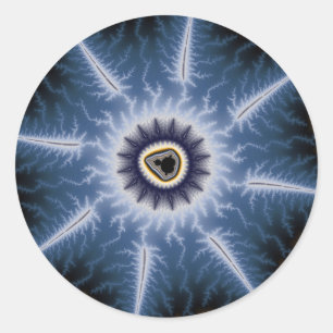 Dark thorns classic round sticker