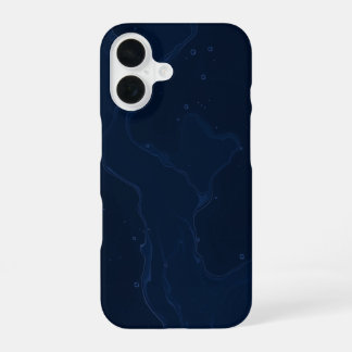 Dark Tides: A Monochrome Masterpiece iPhone 16 Case