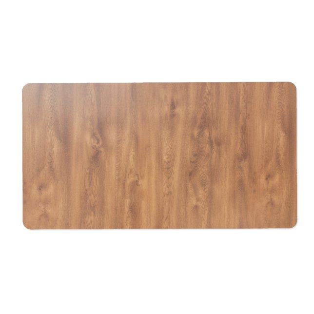 Dark timber pattern label (Front)