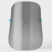 Dark to Light Grey Tinted Gradient Face Shield (Front)