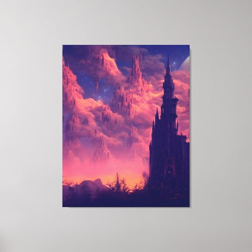 Dark tower Stretched Canvas Print