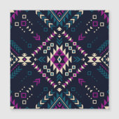 Dark tribal Navajo, vintage geometric. (Front)