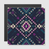 Dark tribal Navajo, vintage geometric. (Front/Back)