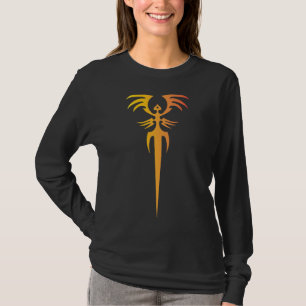 Dark Tribal Phoenix Emblem – Mythic Symbol T-Shirt