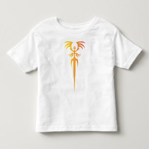 Dark Tribal Phoenix Emblem – Mythic Symbol Toddler T-shirt