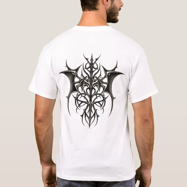Dark Tribal Spike T-Shirt (Back)