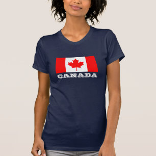 Dark tshirt with Canada flag   Canadian maple leaf