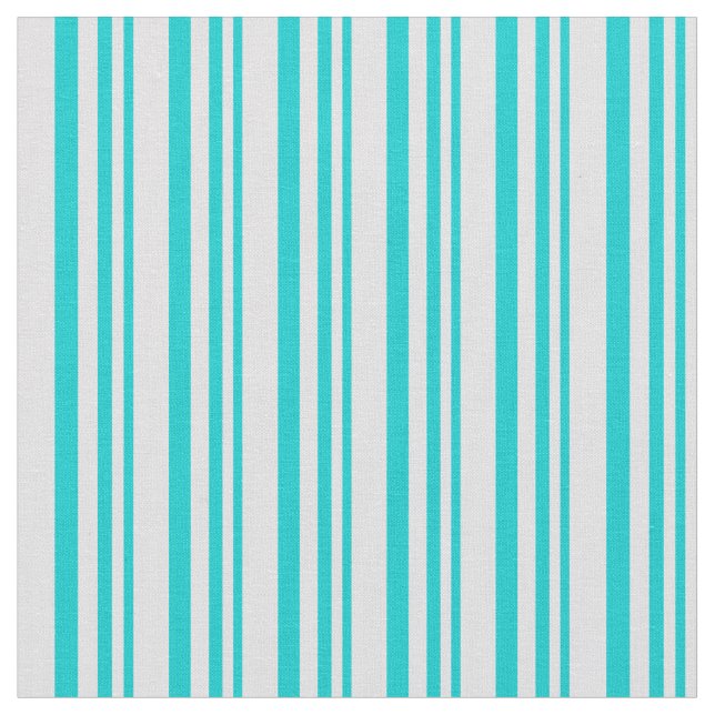 Dark Turquoise and Lavender Lined/Striped Pattern Fabric (Close Up)