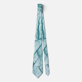 Dark Turquoise Marble Look Neck Tie