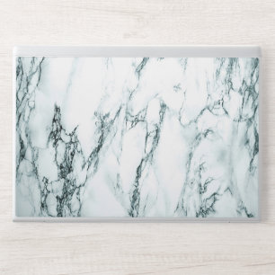 Dark Turquoise Vein Marble Look HP Laptop Skin
