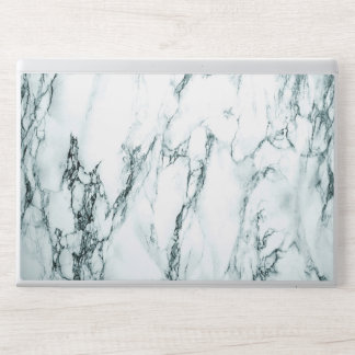 Dark Turquoise Vein Marble Look HP Laptop Skin