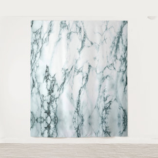 Dark Turquoise Vein Marble Look Tapestry