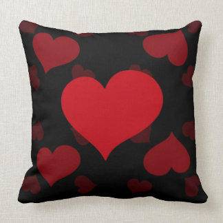 Dark Valentine Heart Pillow