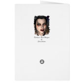 Dark Vampire Beauty Cards (Back)