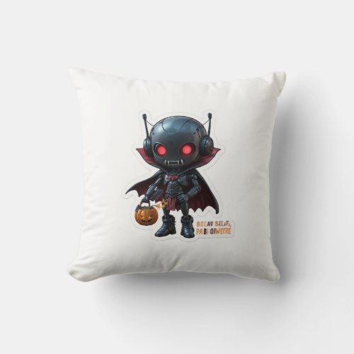 Dark Vampire Robot Halloween Creepy Cute Sci-Fi