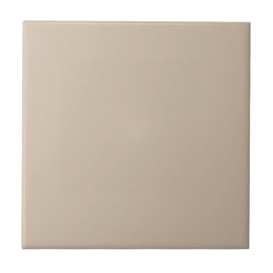 Dark Vanilla Solid Color Ceramic Tile